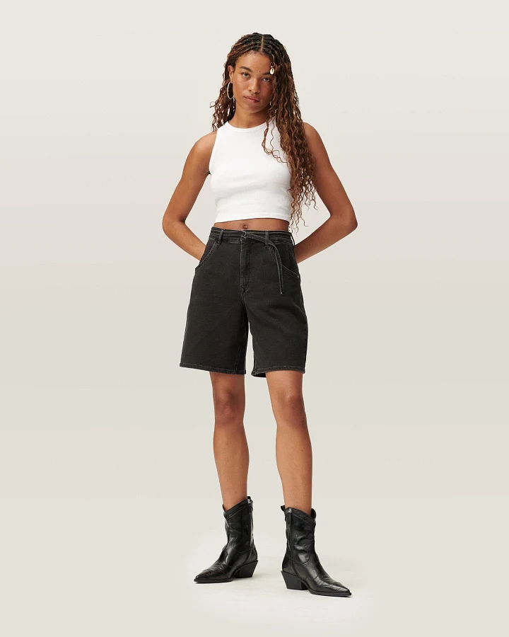 Jeansshorts Blinky Faded Black