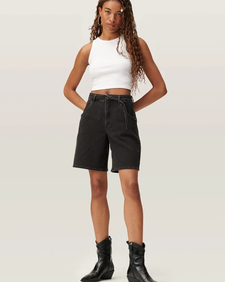 Jeansshorts Blinky Faded Black