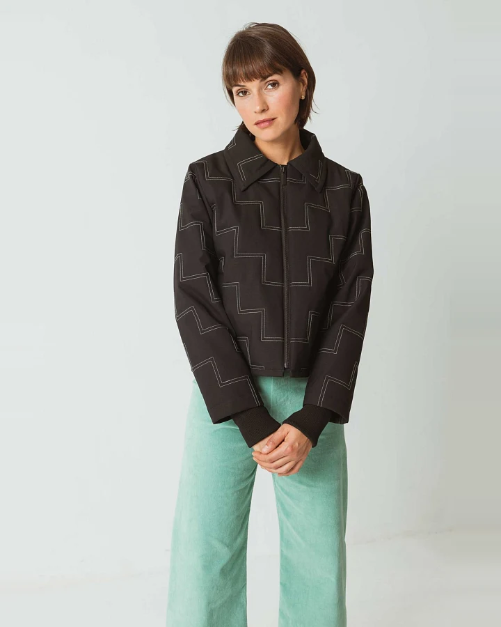 SKFK Damen vegan Jacke Elisa Schwarz