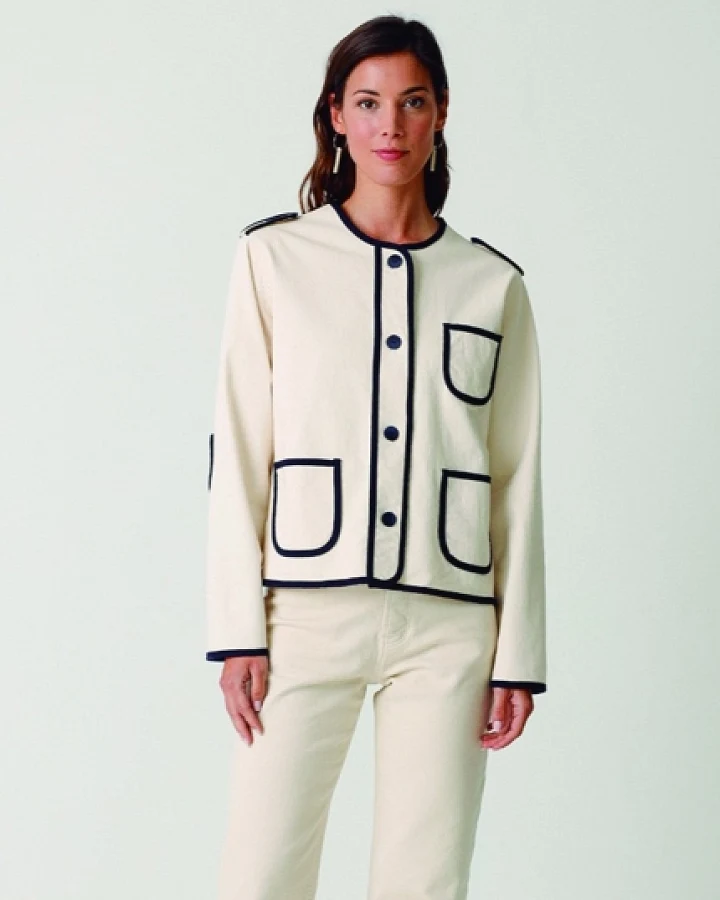 SKFK Damen vegan Jacke Aiku Beige