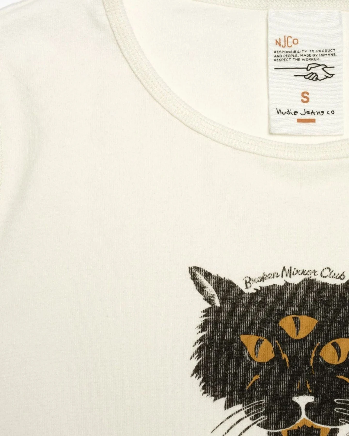 T-Shirt Eve The Cat Off White – Ansicht 2