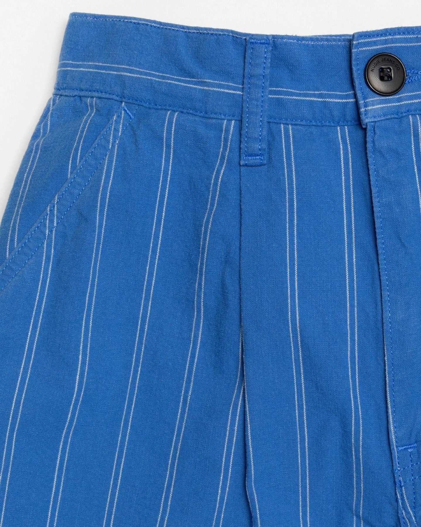 Hose Gullan Striped Workwear Blau – Ansicht 3