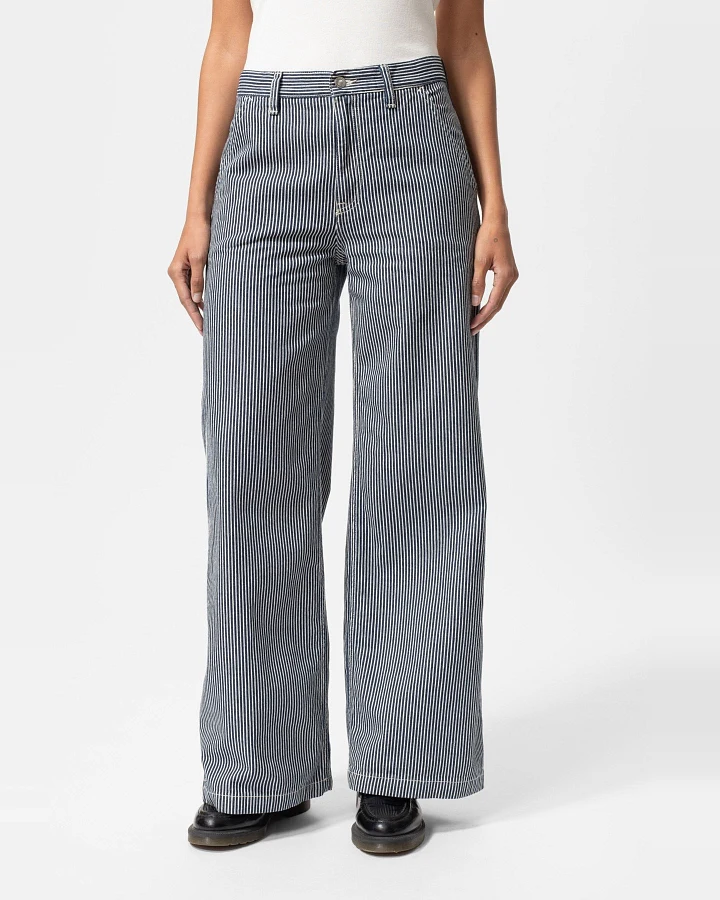 Hose Inez Striped Blau