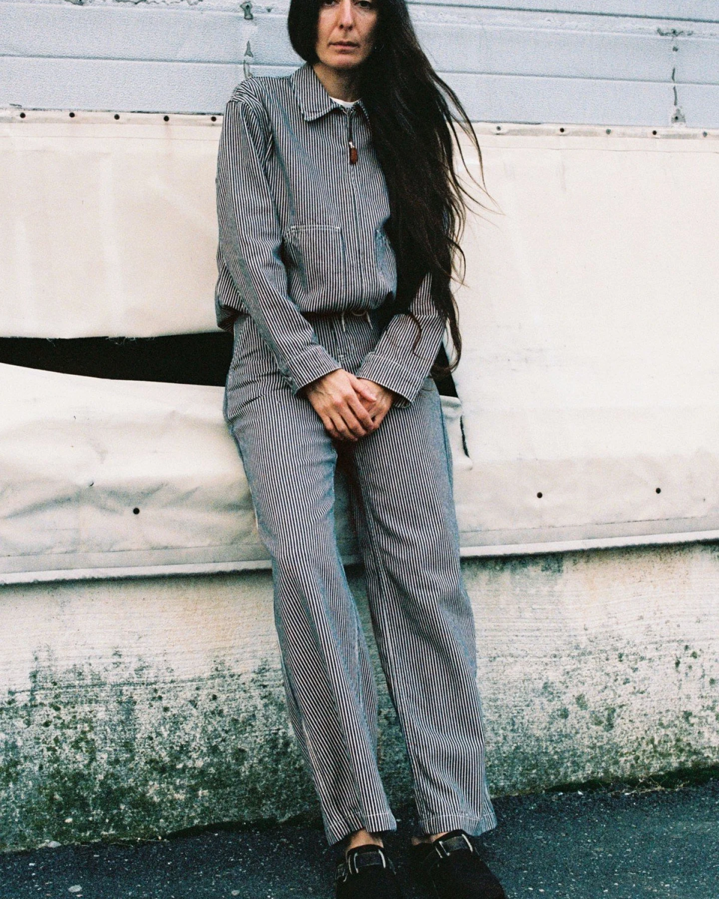 Hose Inez Striped Blau – Ansicht 4