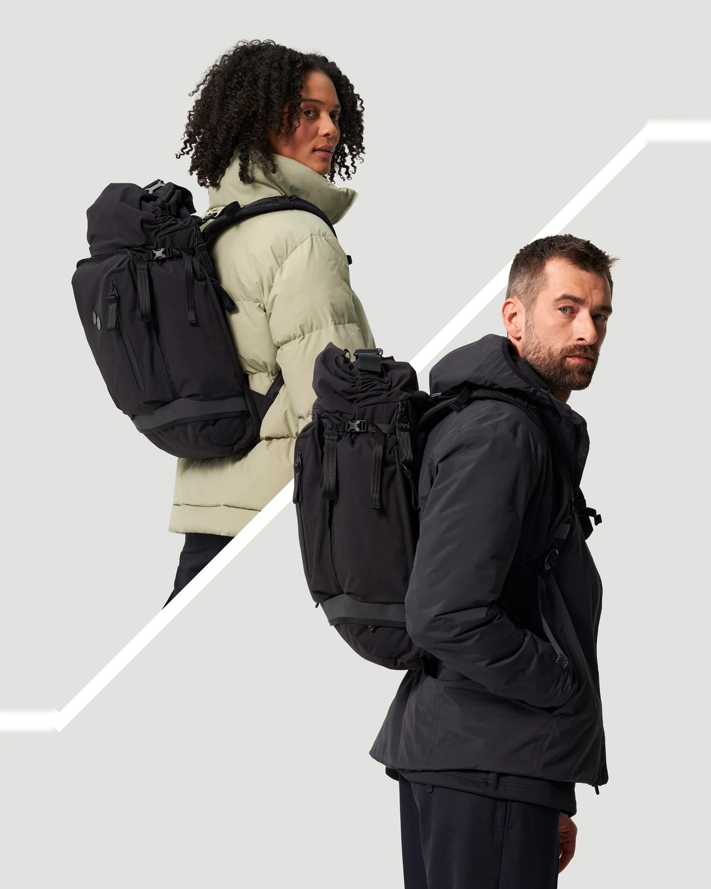 Rucksack Komut Medium Solid Black – Ansicht 2