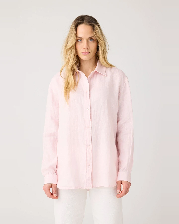 Bluse Loose Leinen