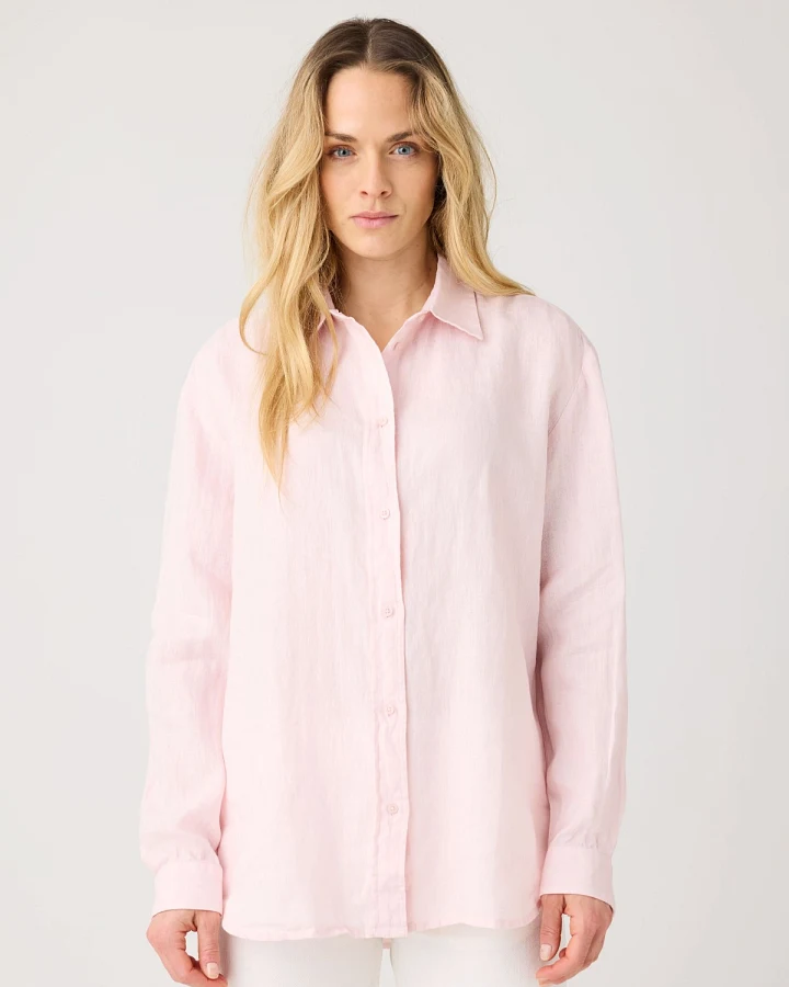Bluse Loose Leinen