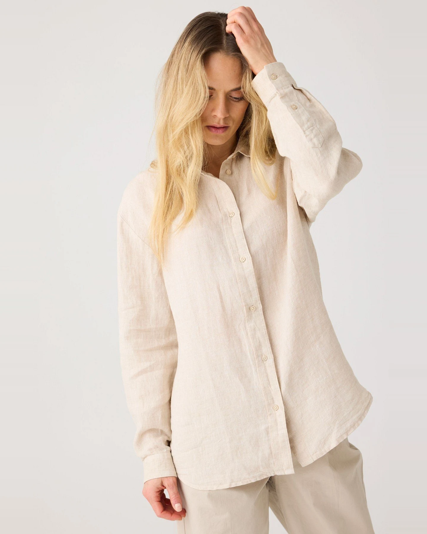 Bluse Loose Leinen – Ansicht 2