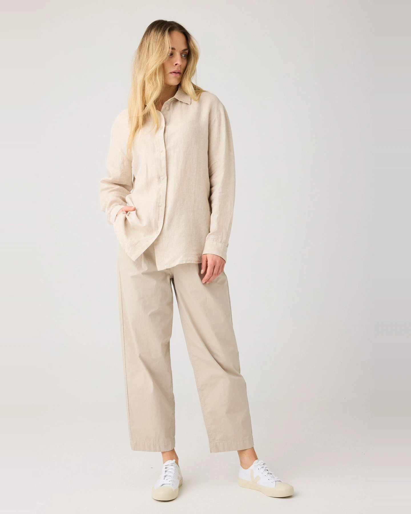 Bluse Loose Leinen – Ansicht 3