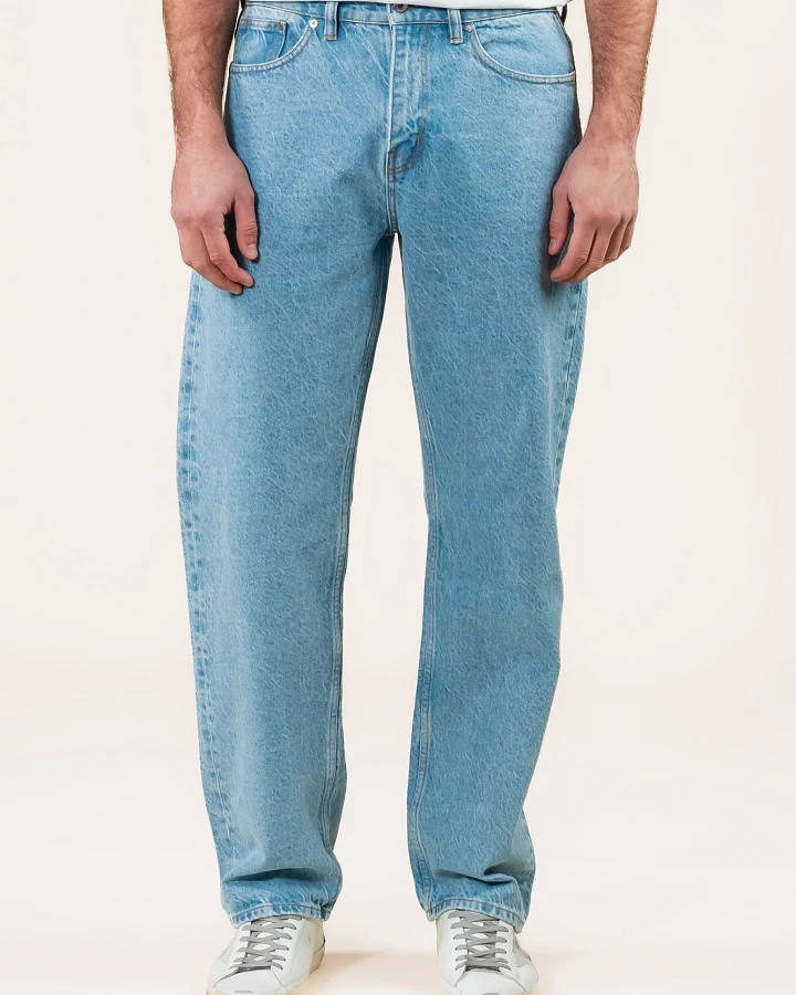 Kuyichi Herren vegan Jeans Larry Loose Heritage Blue