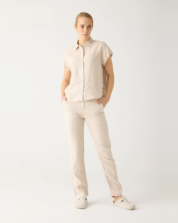 Hose Calla Tapered Leinen