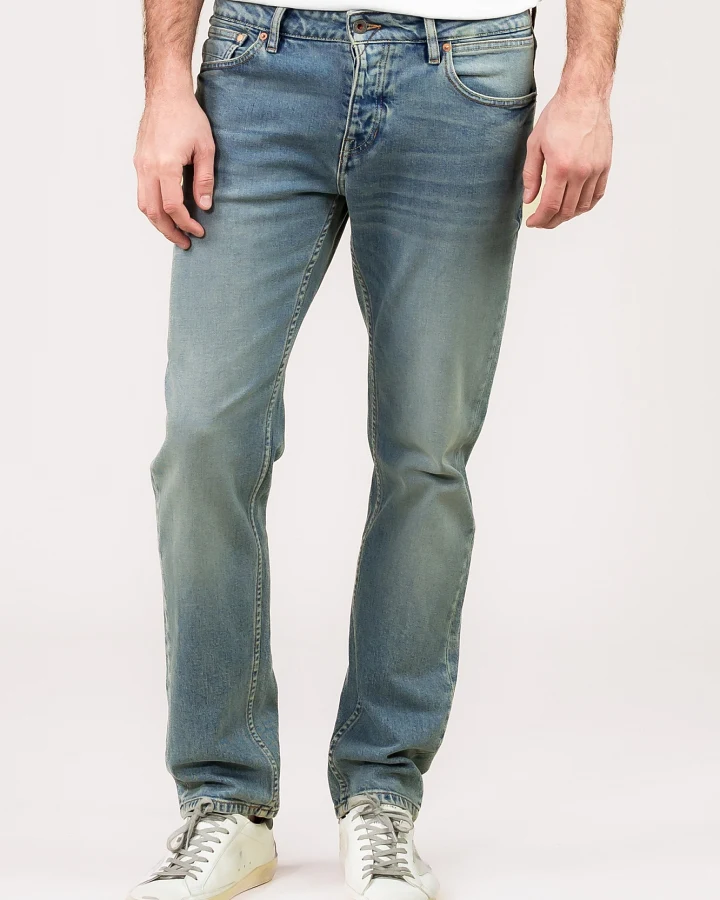 Kuyichi Herren vegan Jeans Nick Straight Caribbean Glow