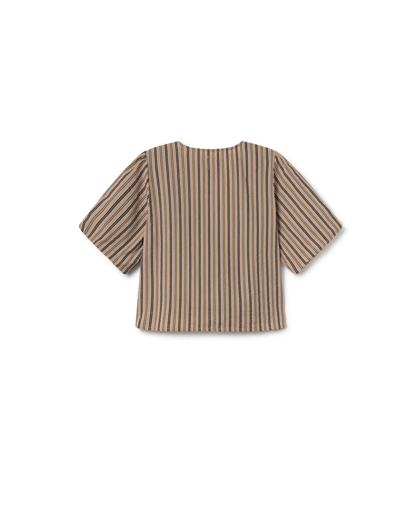 TWOTHIRDS Damen vegan Shirt Baldwin Navy Stripe – Ansicht 2