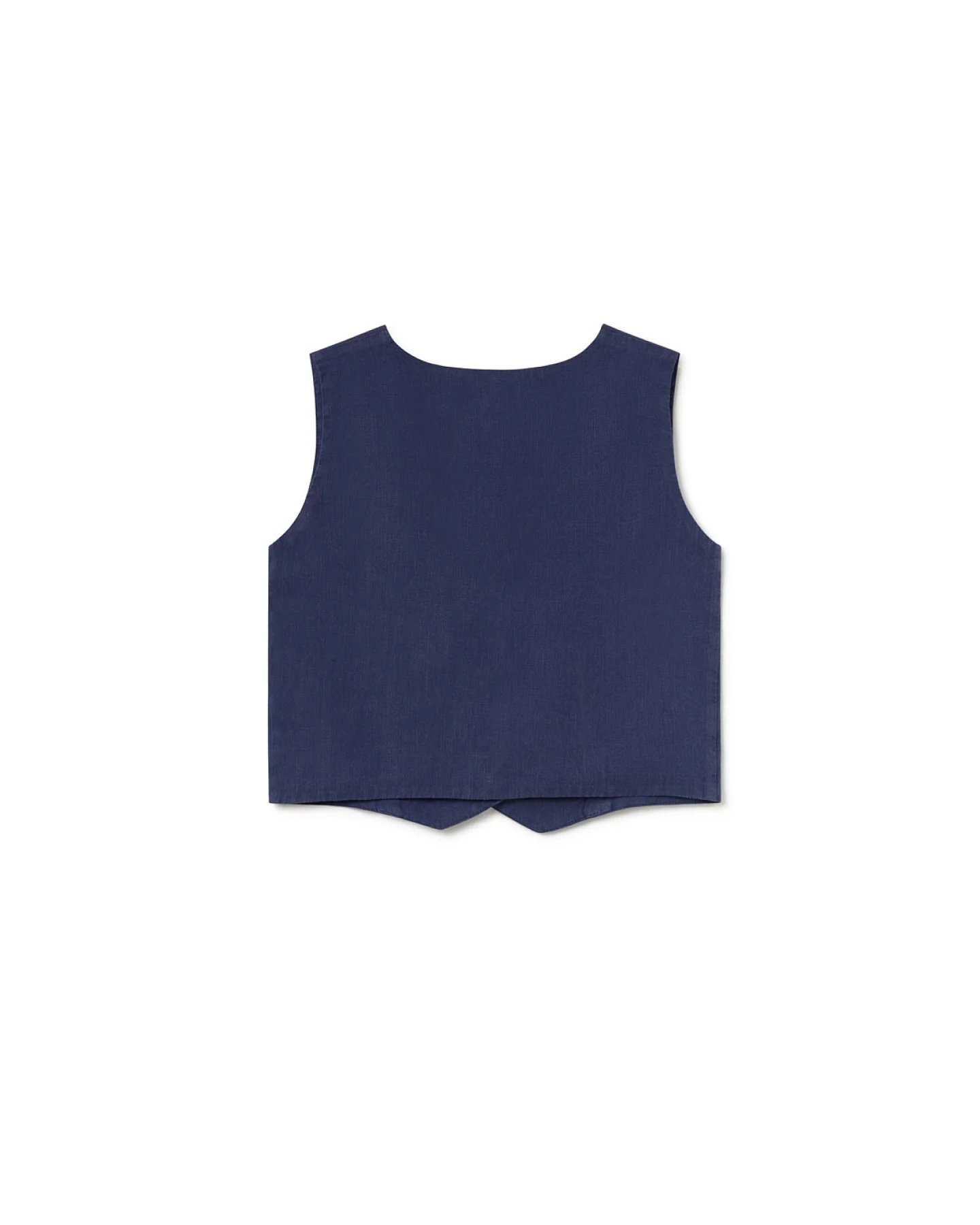 TWOTHIRDS Damen vegan Weste Ukonkivi Blaue Nacht – Ansicht 2