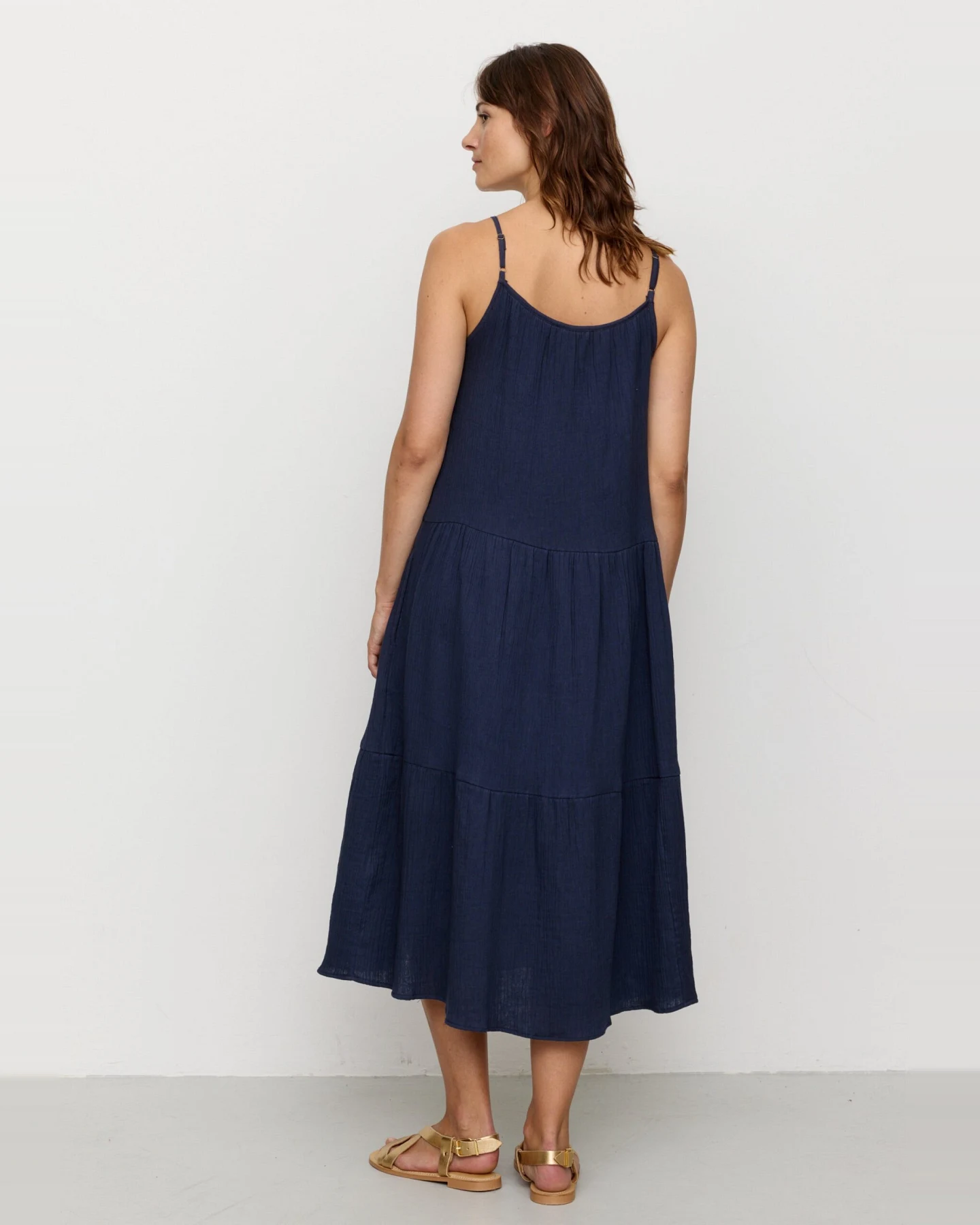 Recolution Damen vegan Kleid Felicia Navy – Ansicht 2
