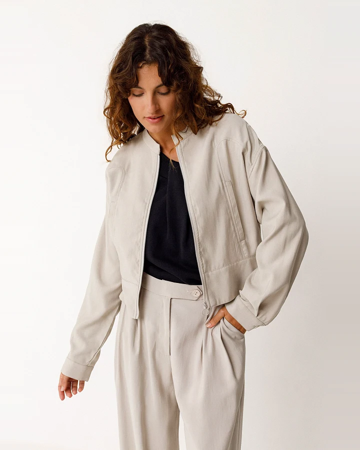 SKFK Damen vegan Jacke Elene Beige