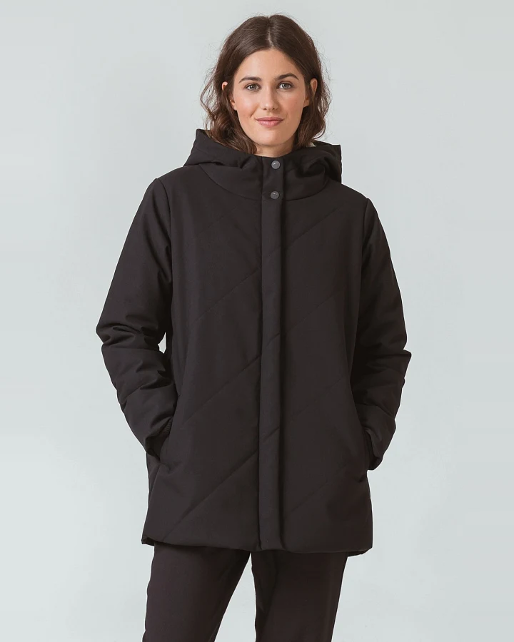 SKFK Damen vegan Jacke Basagaitz Schwarz