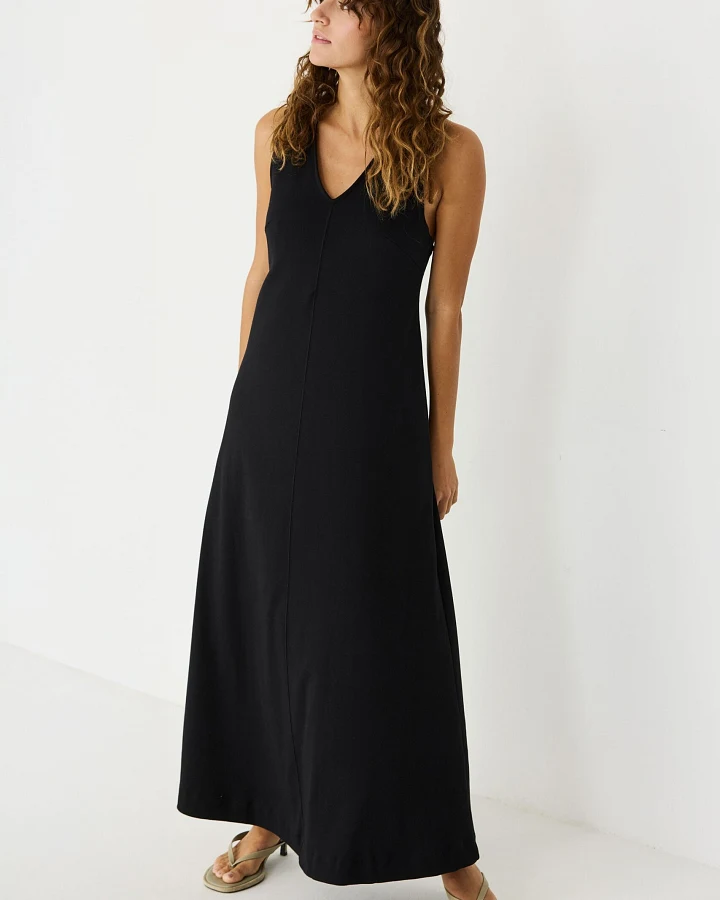 SKFK Damen vegan Kleid Tirtse Schwarz