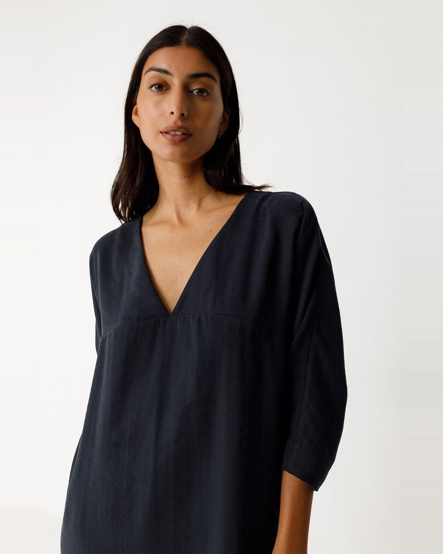 SKFK Damen vegan Kleid Nikole Schwarz – Ansicht 2