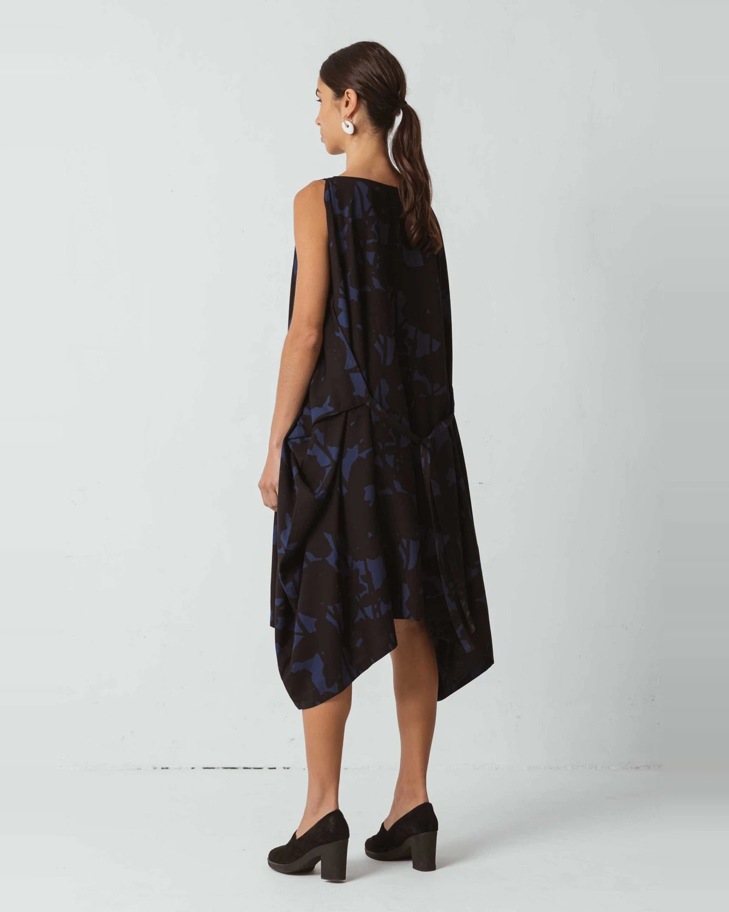 SKFK Damen vegan Kleid Habene Schwarz – Ansicht 2