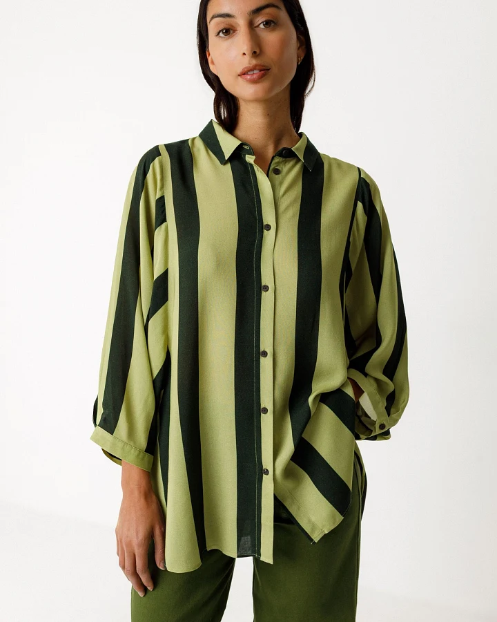 SKFK Damen vegan Shirt Katrin Grün
