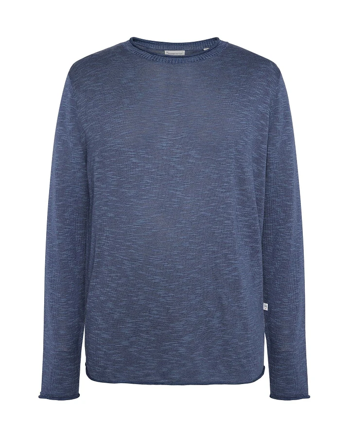 Longsleeve Crew Neck Knit Blau