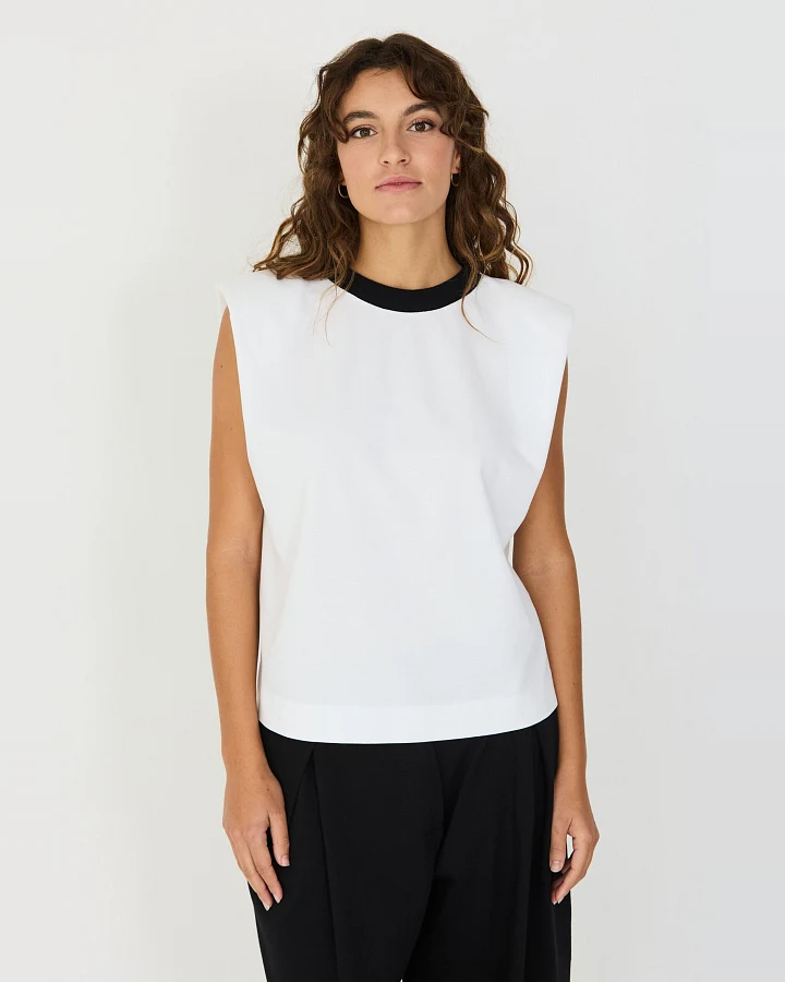 SKFK Damen vegan T-Shirt Kasia Weiß