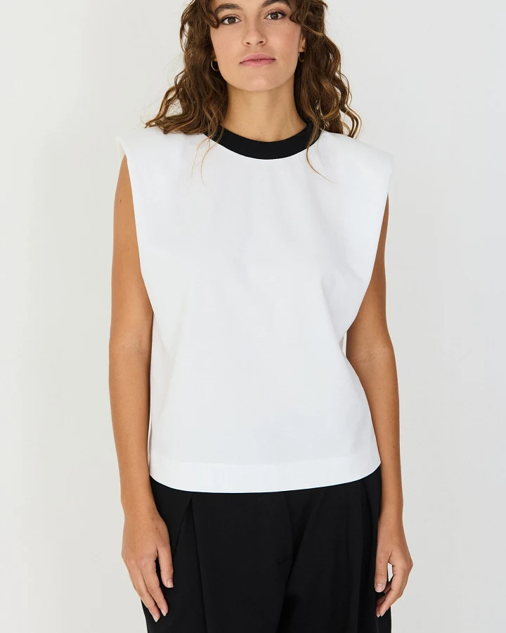 SKFK Damen vegan T-Shirt Kasia Weiß