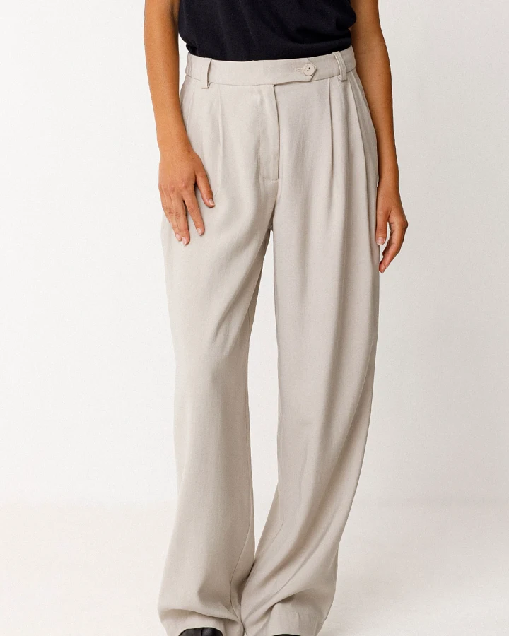 SKFK Damen vegan Hose Haide Beige