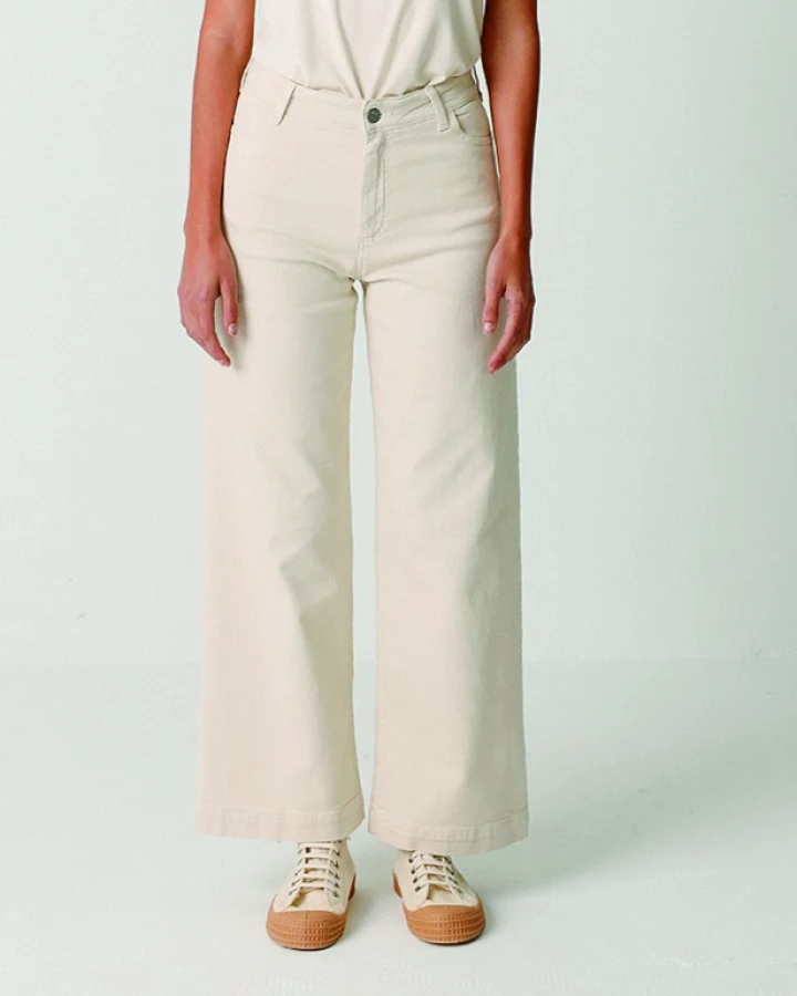 SKFK Damen vegan Hose Ane Beige