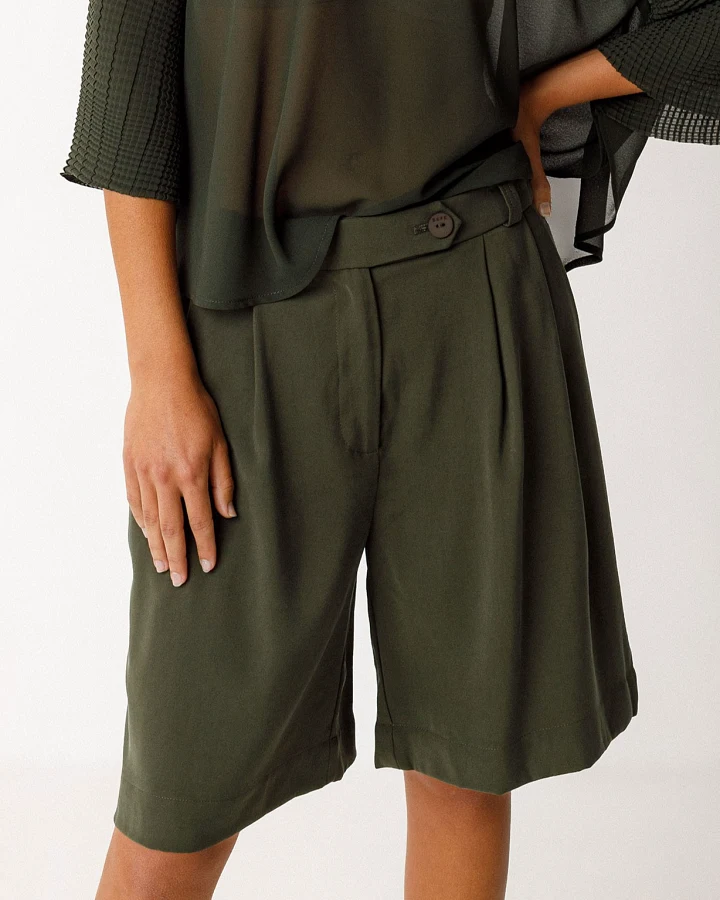 SKFK Damen vegan Kurze Hosen Laida Grün