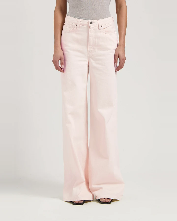 MUD Jeans Damen vegan Jeans High Lose Flow Sara Rosewater Pink