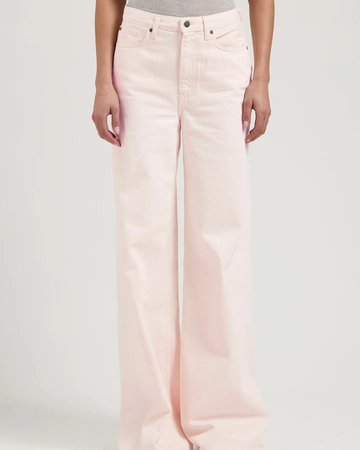 MUD Jeans Damen vegan Jeans High Lose Flow Sara Rosewater Pink