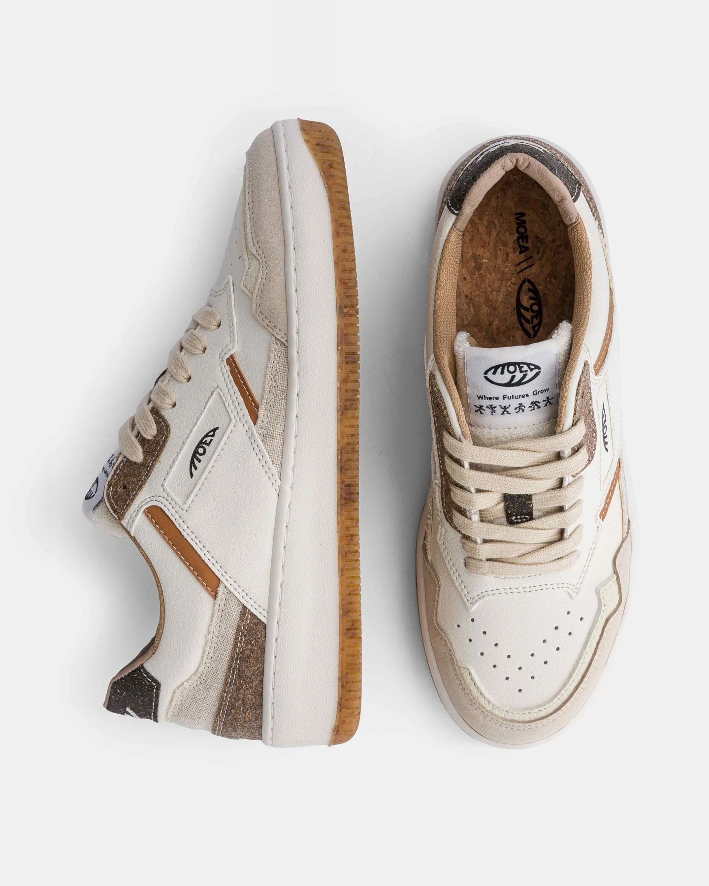 MoEa Herren vegan Sneaker Origin Desert Brown Palm – Ansicht 2
