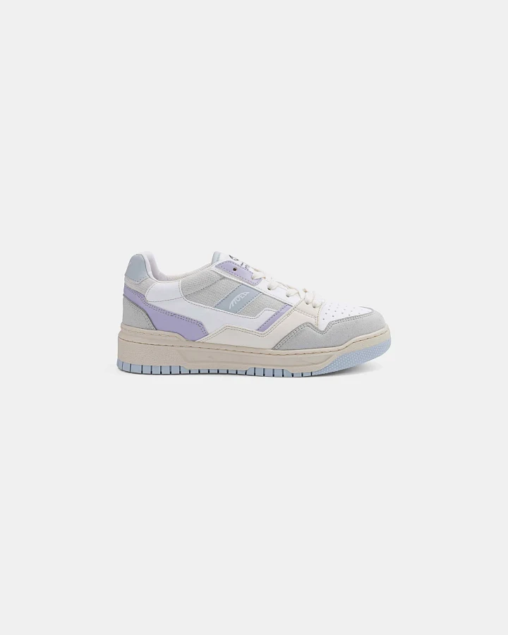 MoEa Herren vegan Sneaker Echo Grey & Lila Apple