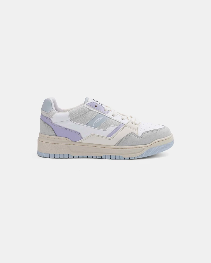 MoEa Herren vegan Sneaker Echo Grey & Lila Apple