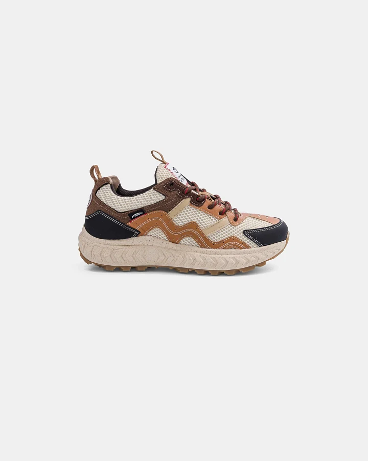 MoEa Herren vegan Sneaker Dune Beige & Brown Corn