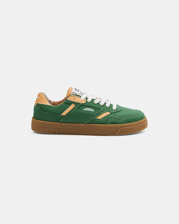 MoEa Herren vegan Sneaker Origin Low Grün & Gelbe Ananas