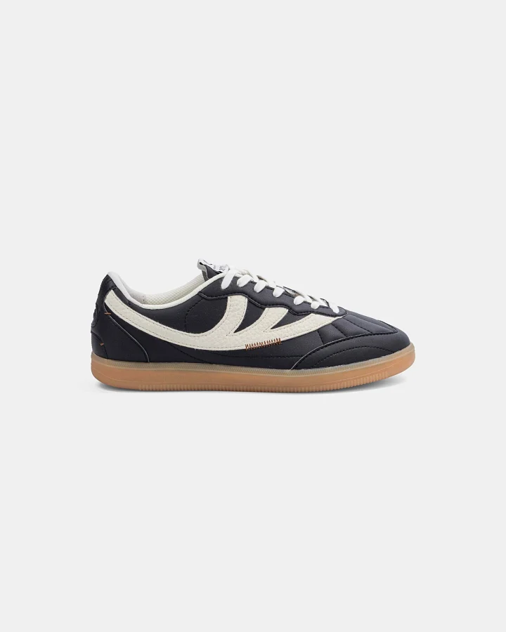 MoEa Herren vegan Sneaker Flow Black & White Mushroom