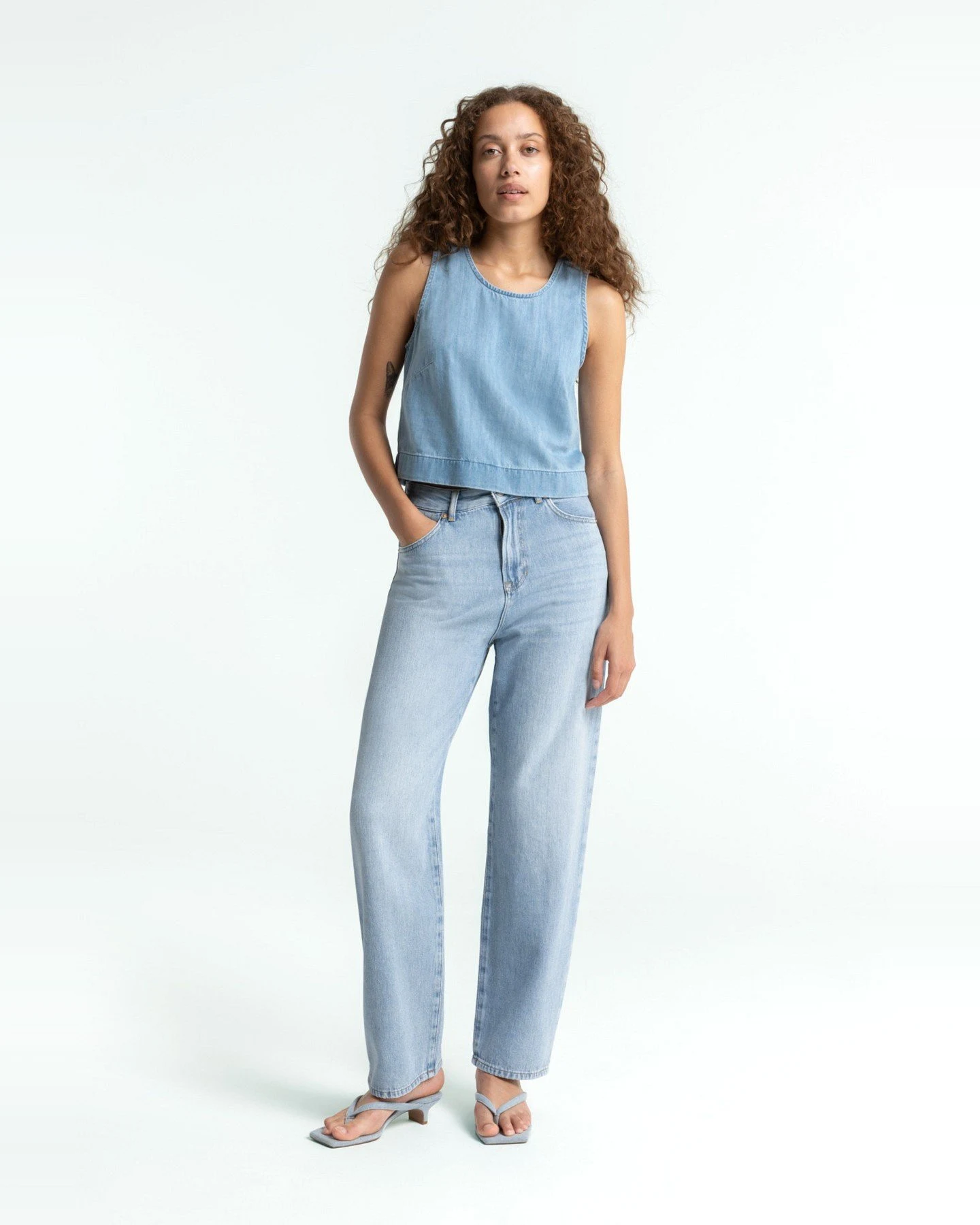 Jeanstop Belle Denim Blau – Ansicht 5