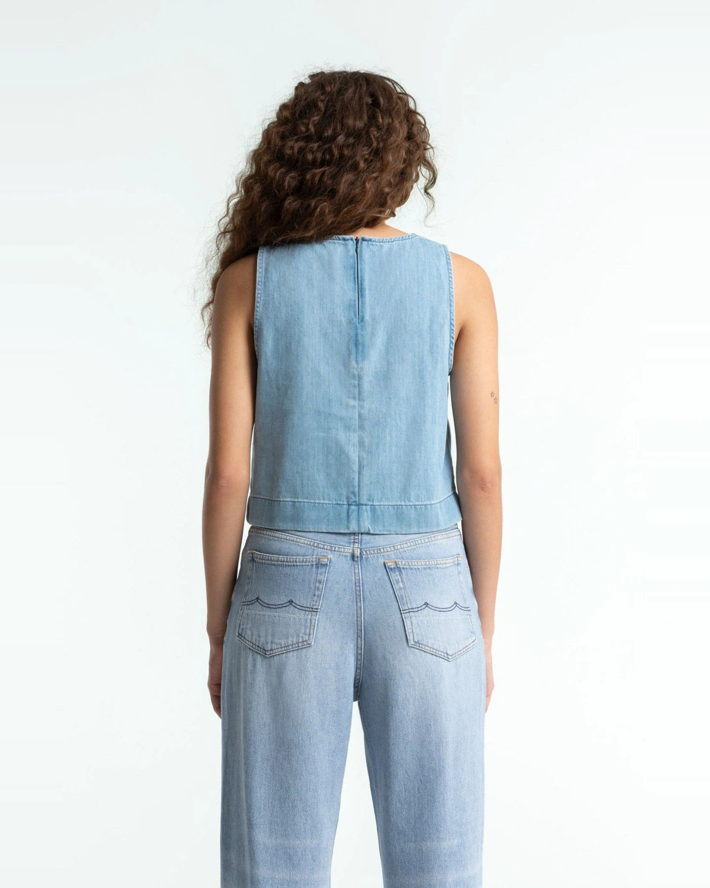 Jeanstop Belle Denim Blau – Ansicht 6