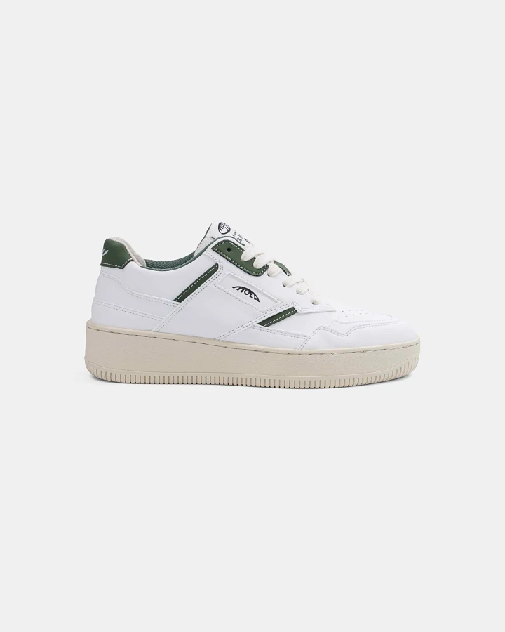 MoEa Herren vegan Sneaker Origin White & Green Apple