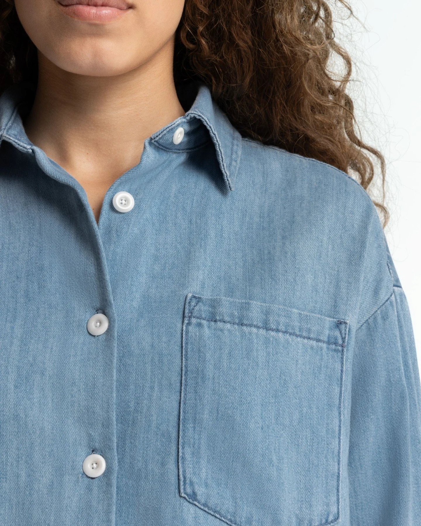 Jeanshemd Quinn Blau – Ansicht 2