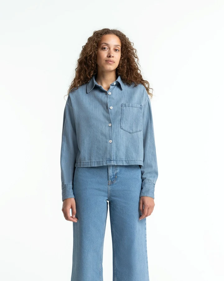 Jeanshemd Quinn Blau