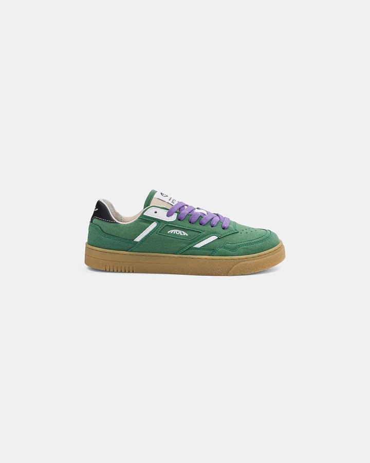 MoEa Herren vegan Sneaker Origin Low Forest Veganes Wildleder & Weißer Mais