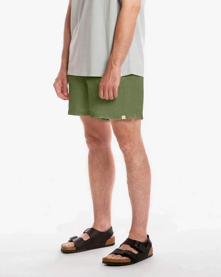 MATONA Herren vegan Kurze Hose Olive
