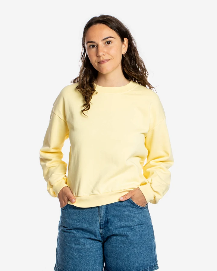 MATONA Damen vegan Sweatshirt Hell Vanille