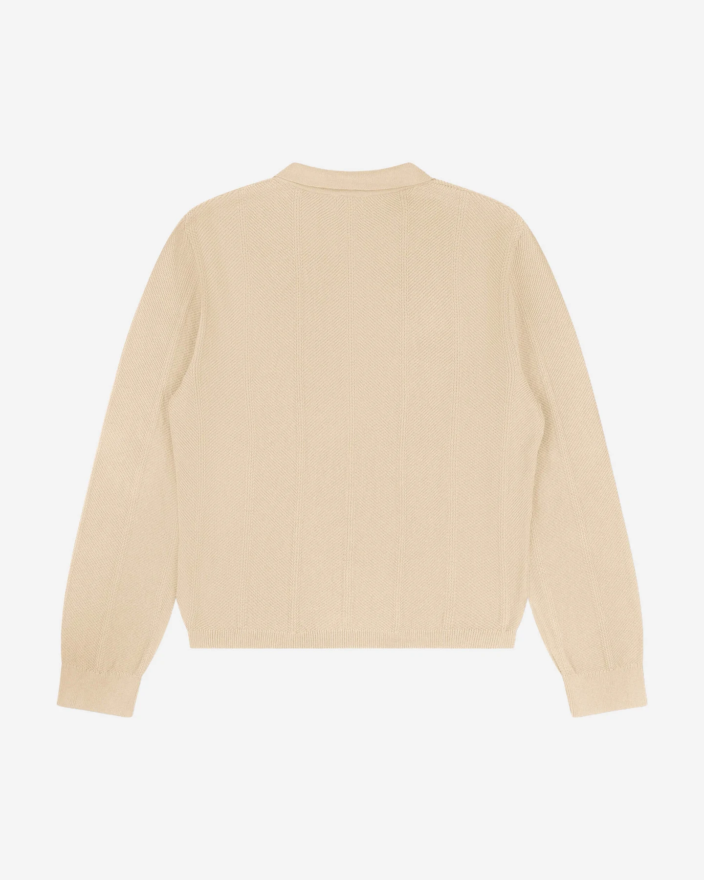 MATONA Damen vegan Pullover Polo Knit Beige – Ansicht 2