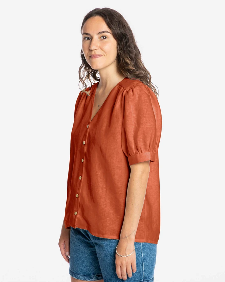 MATONA Damen vegan Blusentag Rooibos