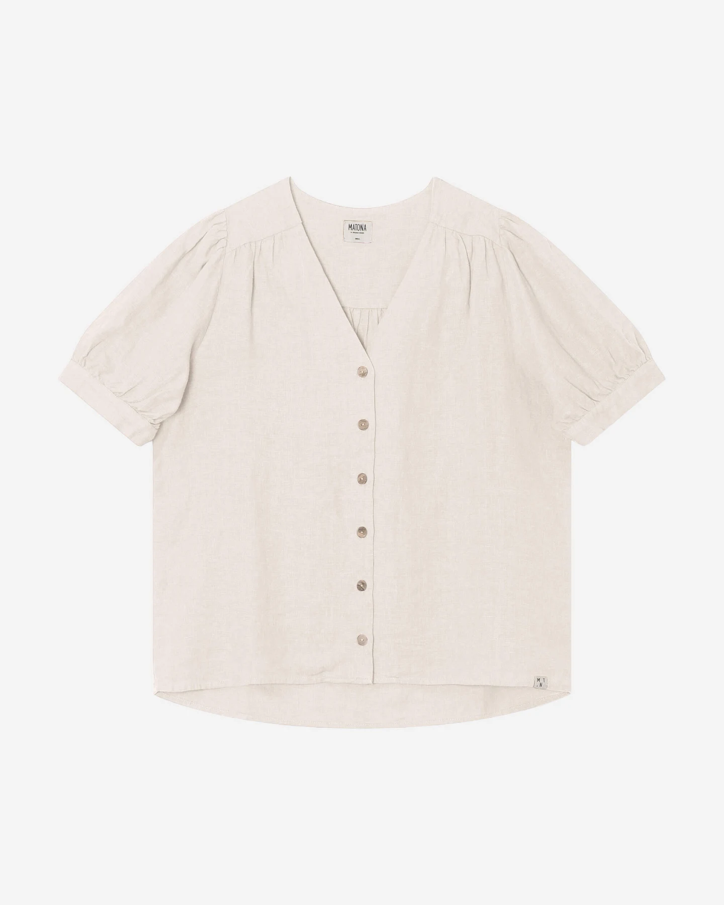 MATONA Damen vegan Bluse Day Weiß – Ansicht 2